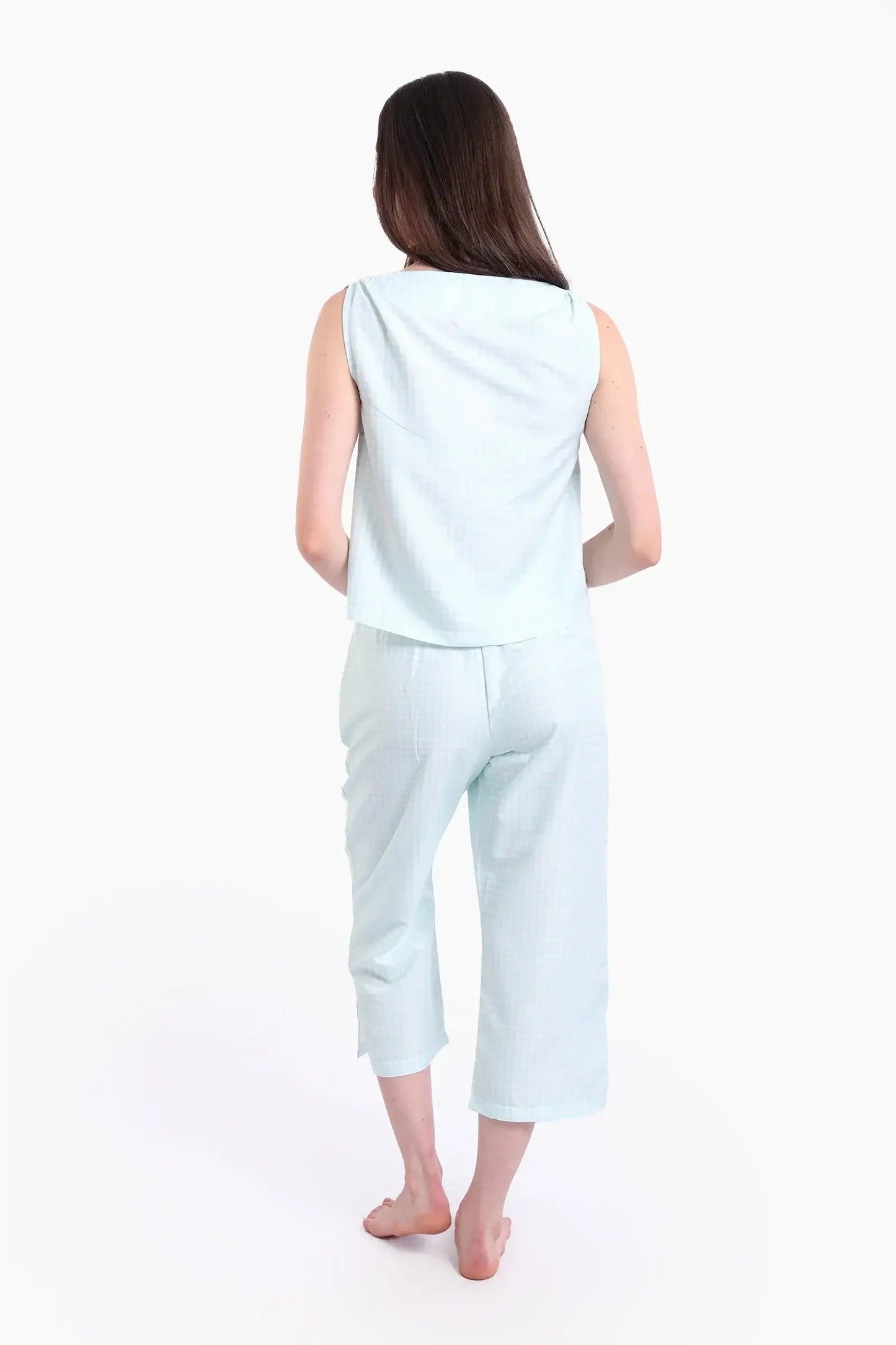 Gingham Tencel Pyjama Set