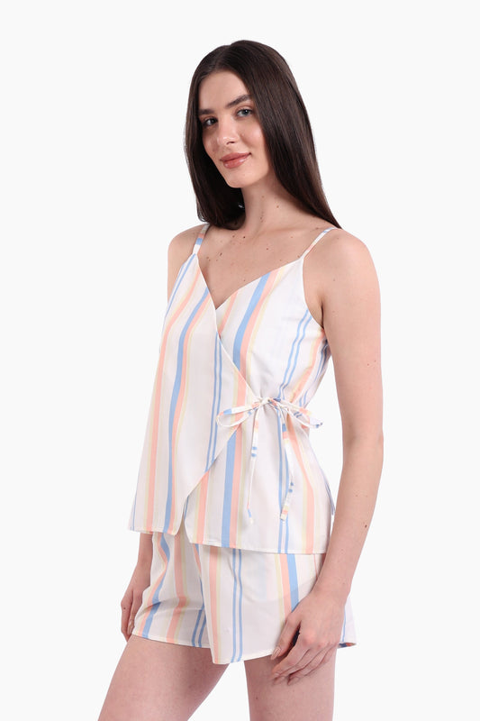 Striped Short Pyjama Set