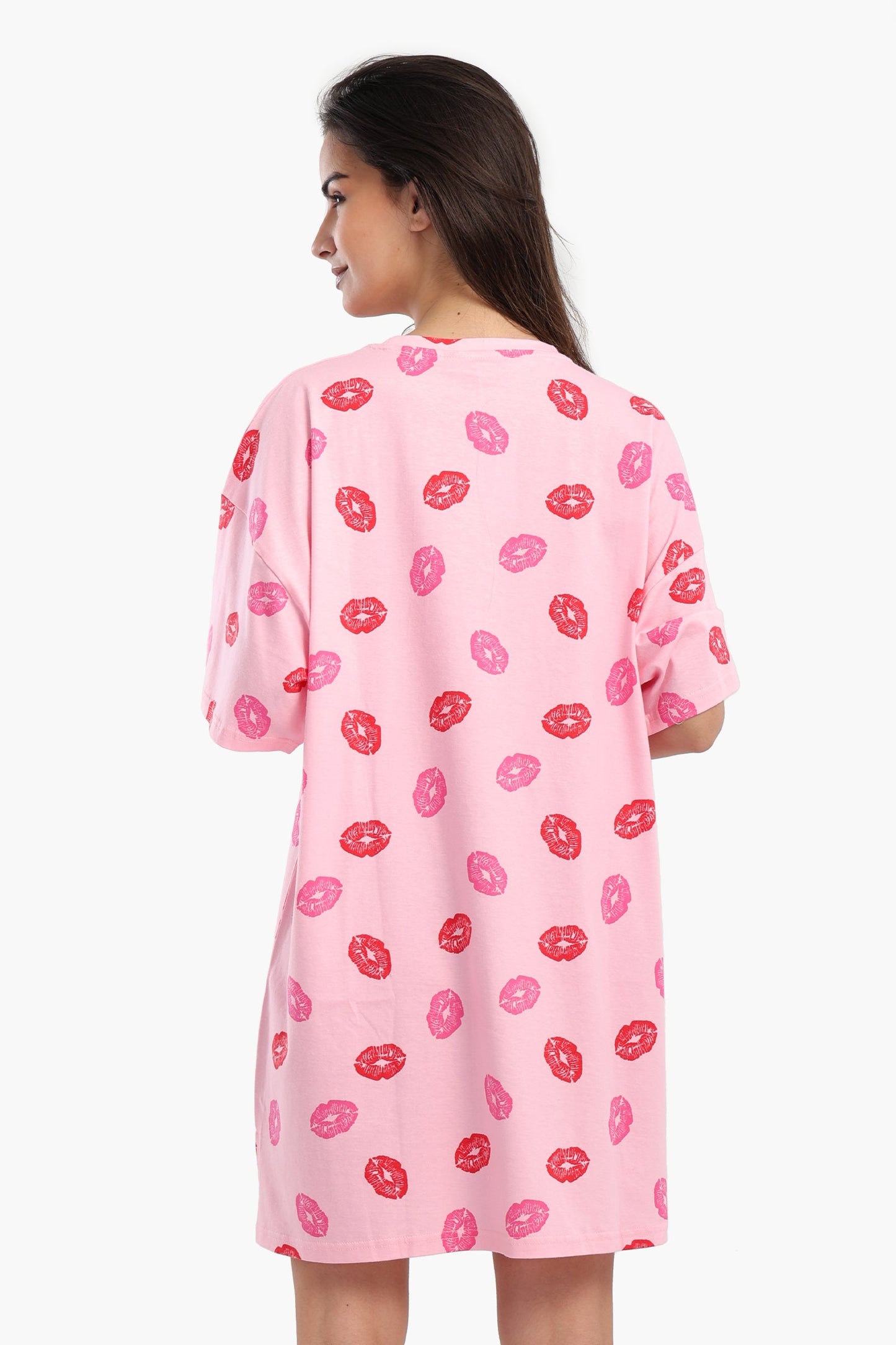 Printed Lips Nightgown