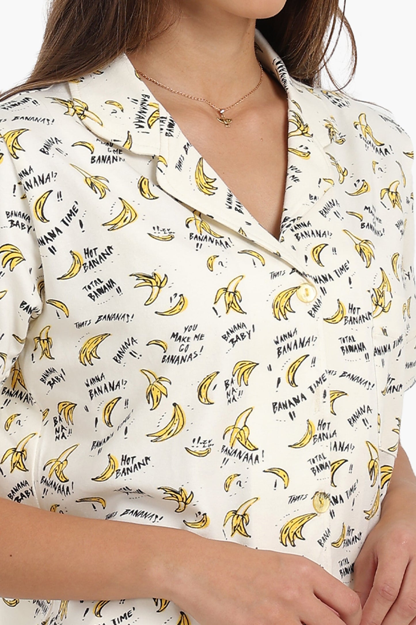 Bananas Print Pyjama Set