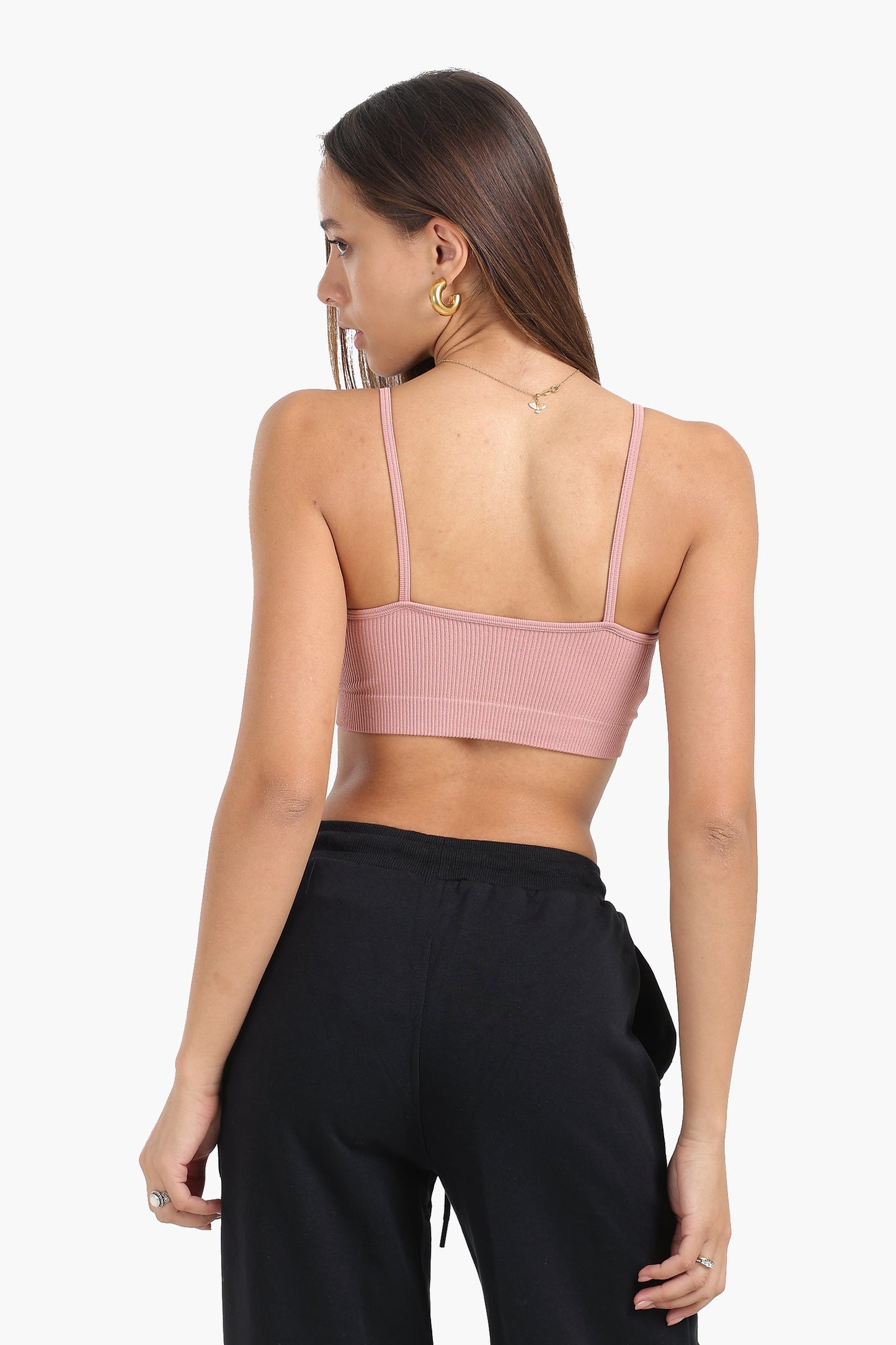 Plunge Round Neck Soft Bra