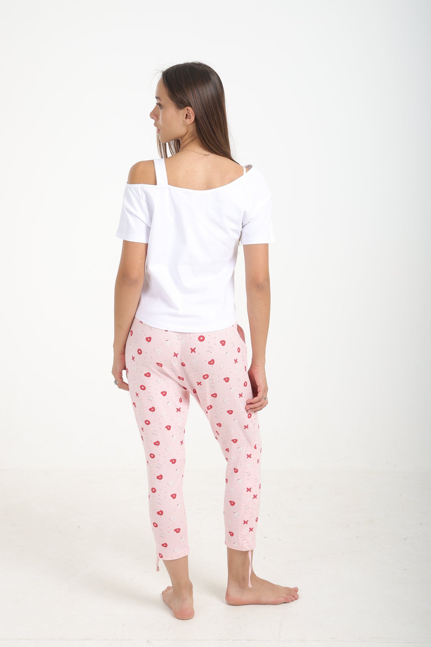Pyjama Set with Capri Pants