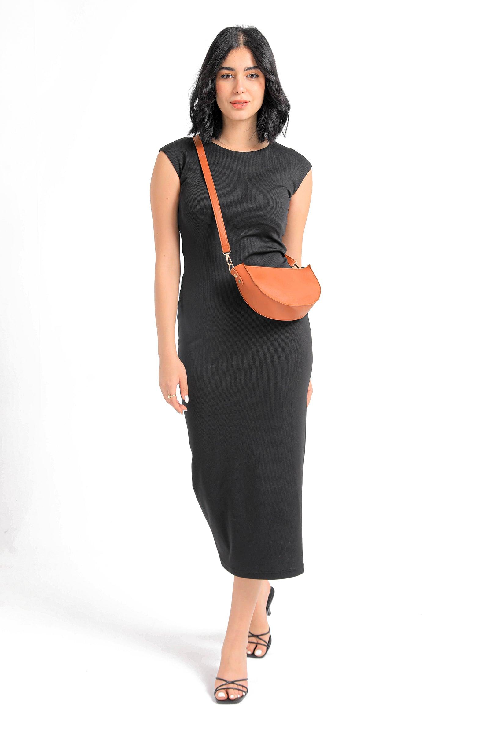 Jersey Sleeveless Midi Dress - Carina - كارينا