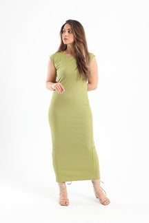 Jersey Sleeveless Midi Dress - Carina - كارينا