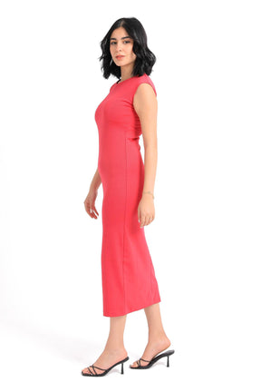 Jersey Sleeveless Midi Dress - Carina - كارينا