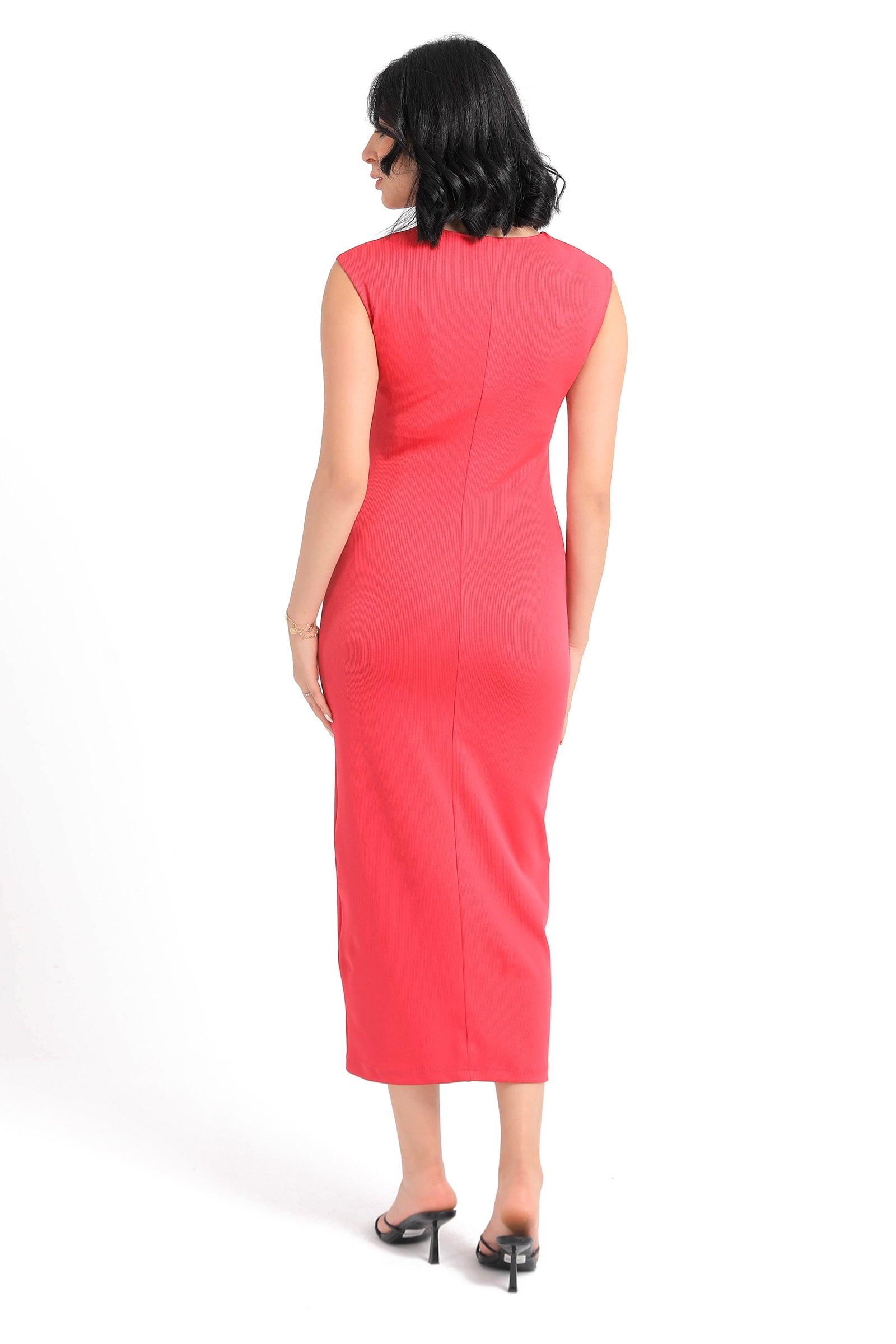 Jersey Sleeveless Midi Dress - Carina - كارينا