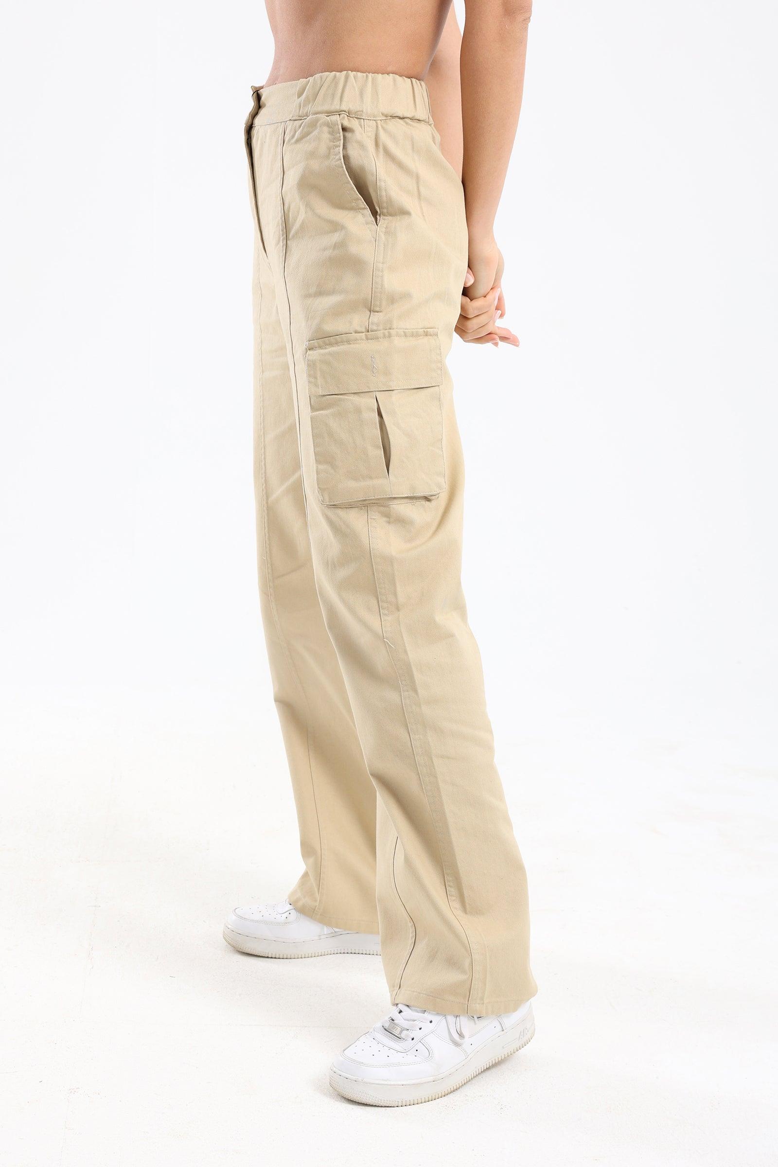 Denim Cargo Pants - Carina - كارينا