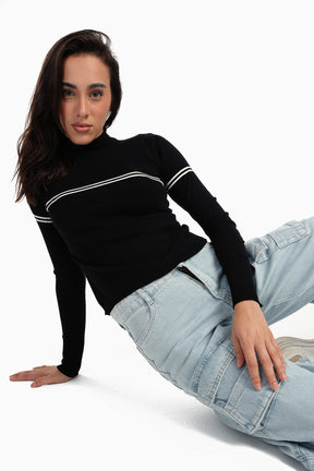 Asymmetrical Slim Fit Pullover