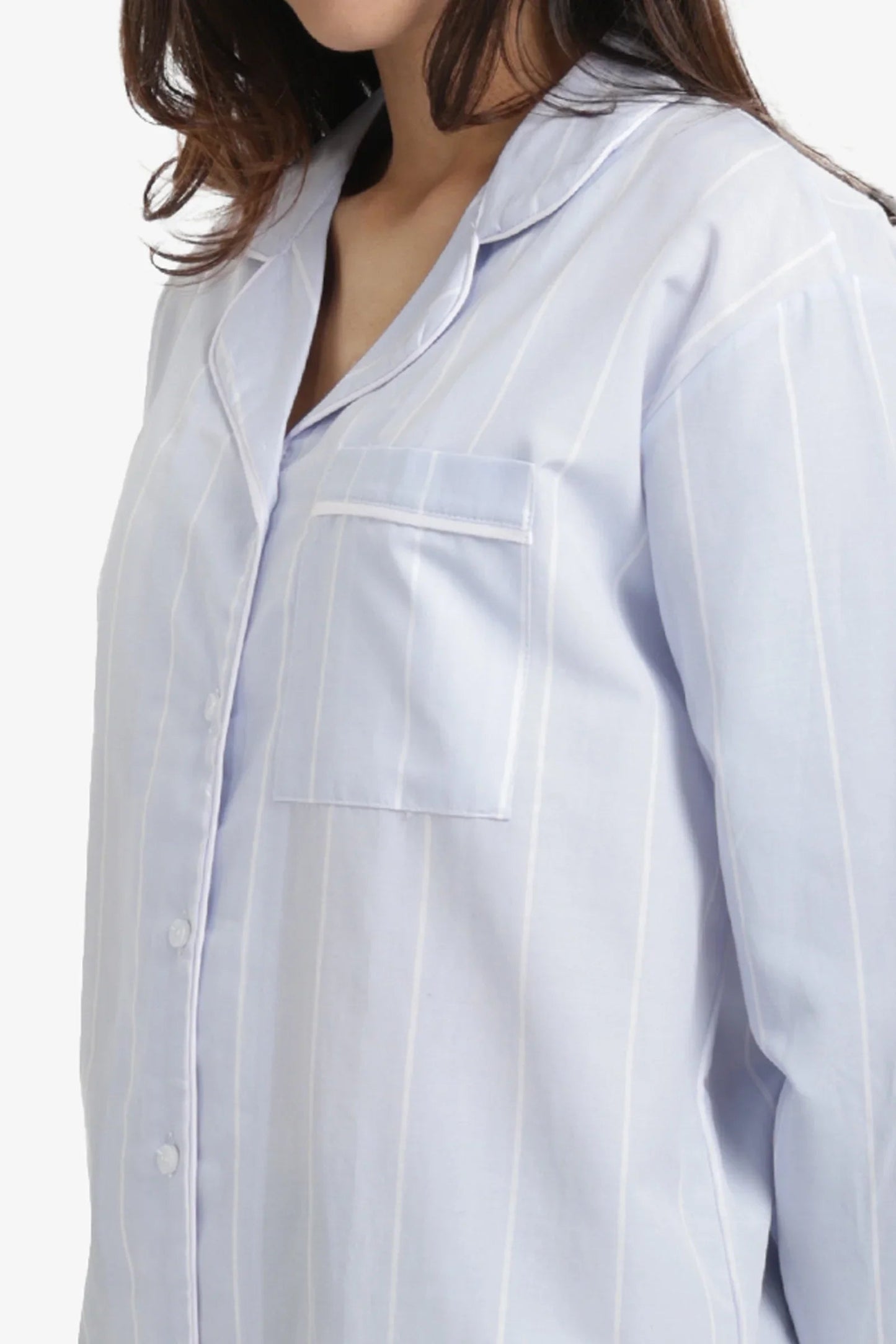 Cozy Striped Nightgown