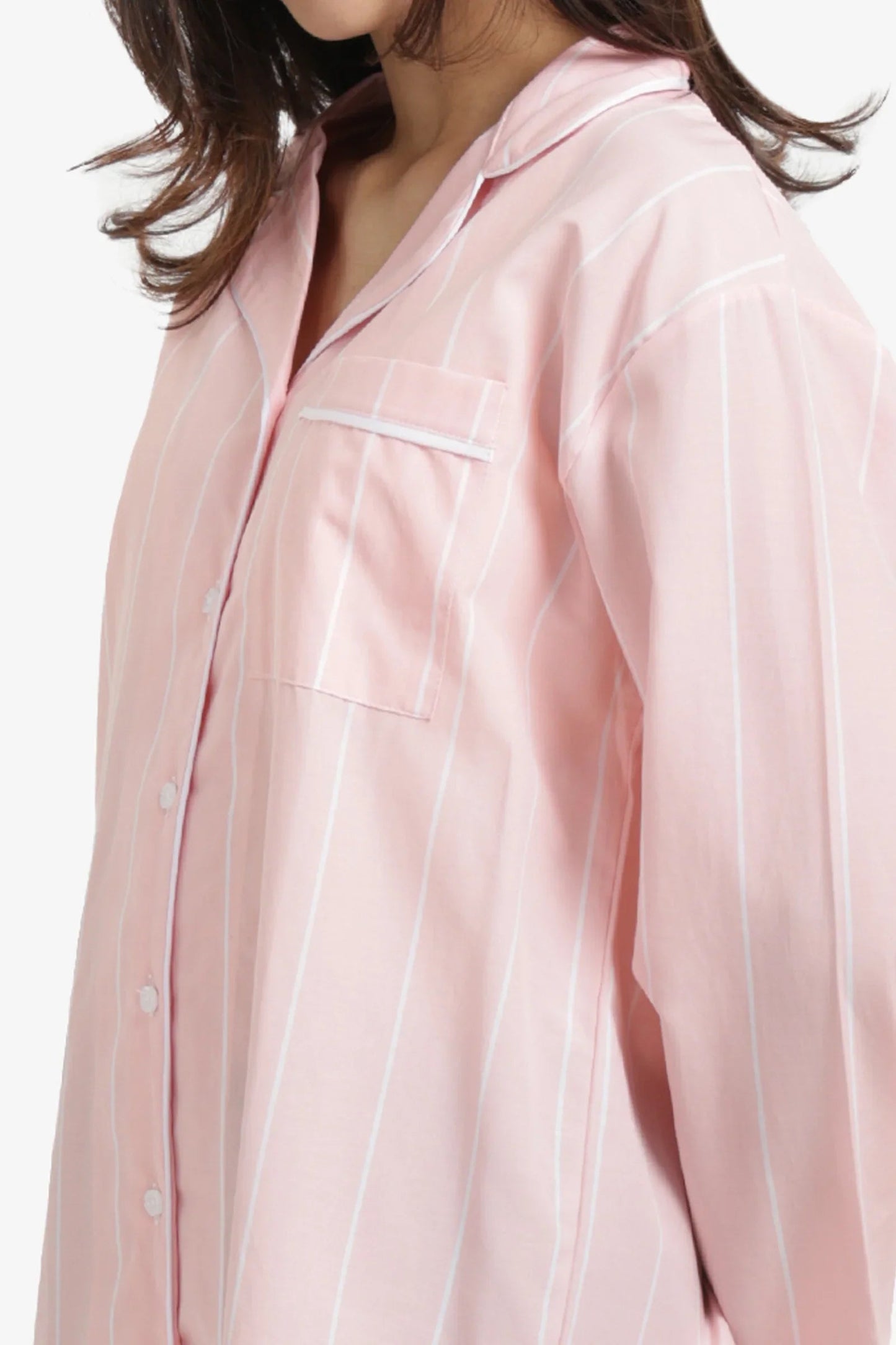 Cozy Striped Nightgown