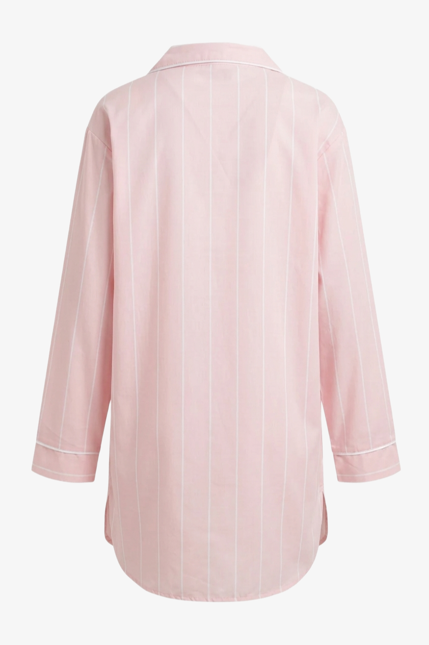 Cozy Striped Nightgown