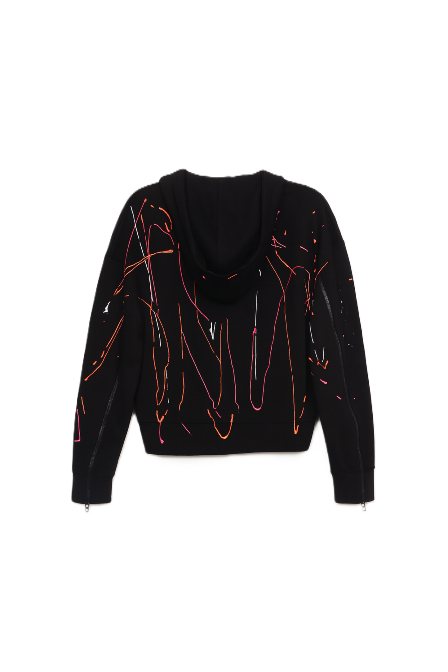 Lounge Jacket with Abstract Streaks