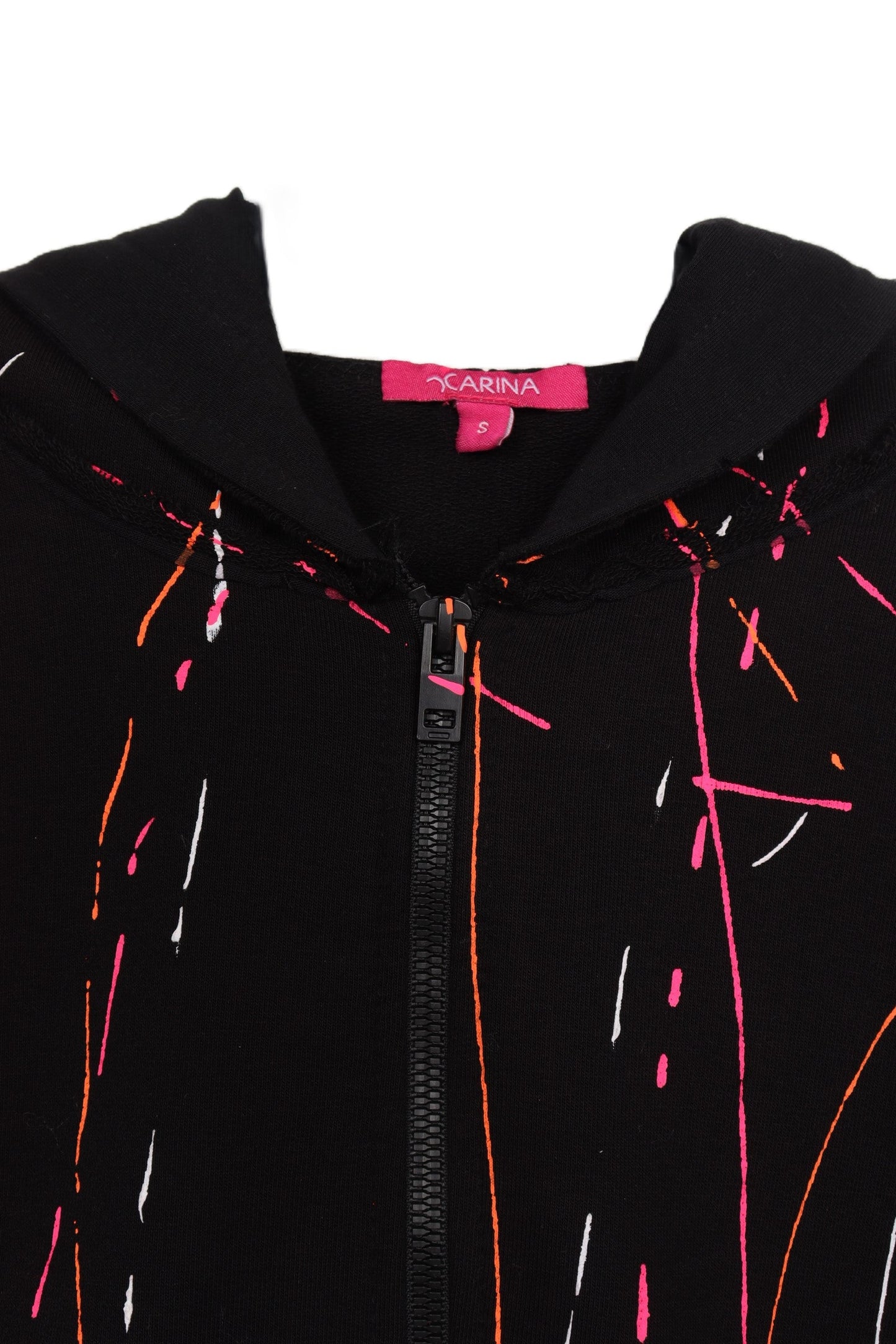 Lounge Jacket with Abstract Streaks