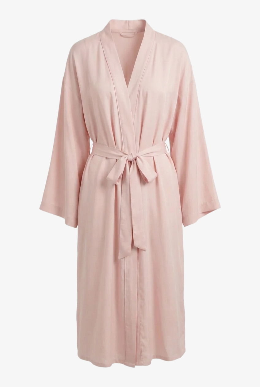 Printed Back Viscose Robe