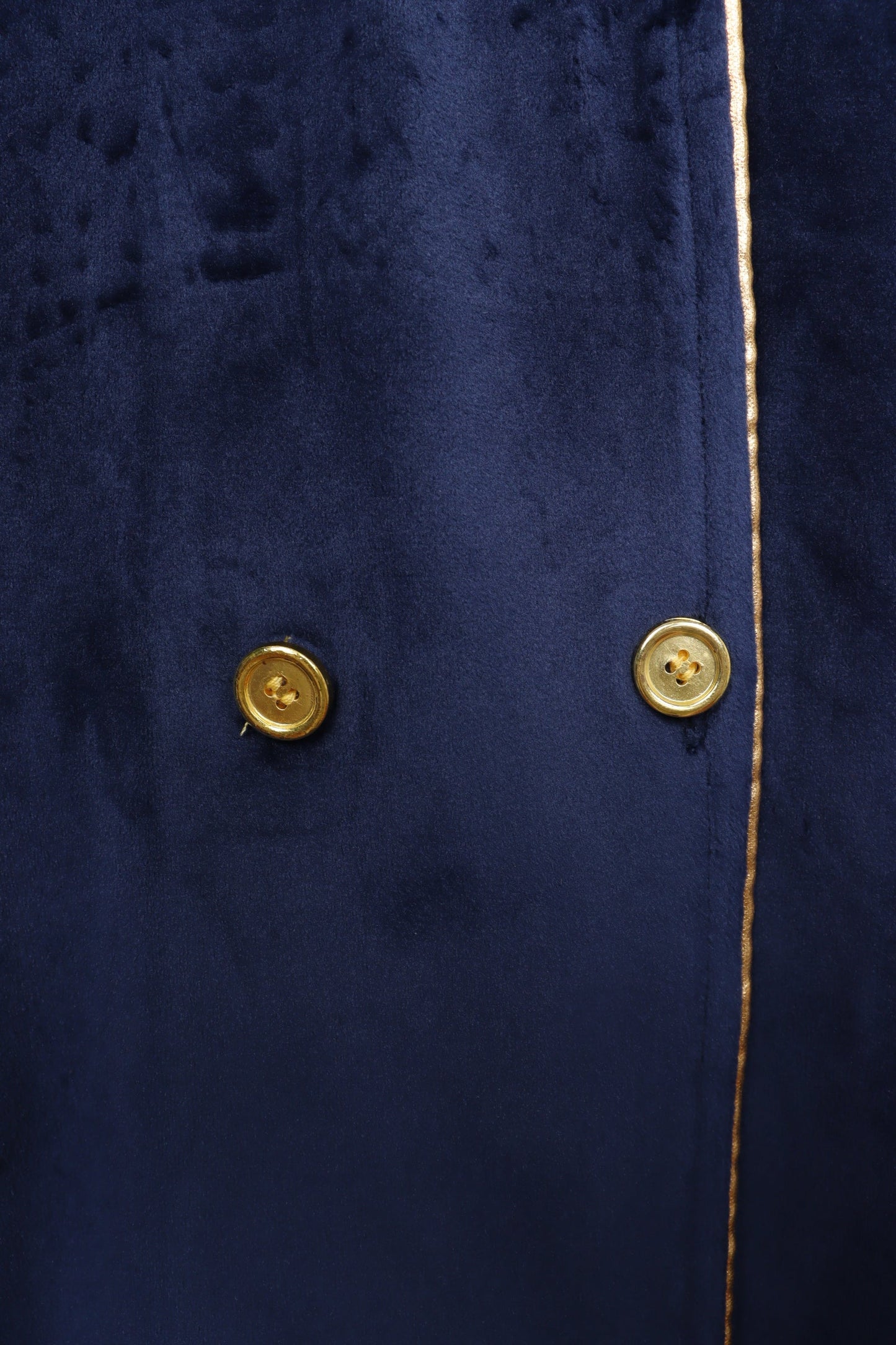 Double-Breasted Velvet Pyjama Set