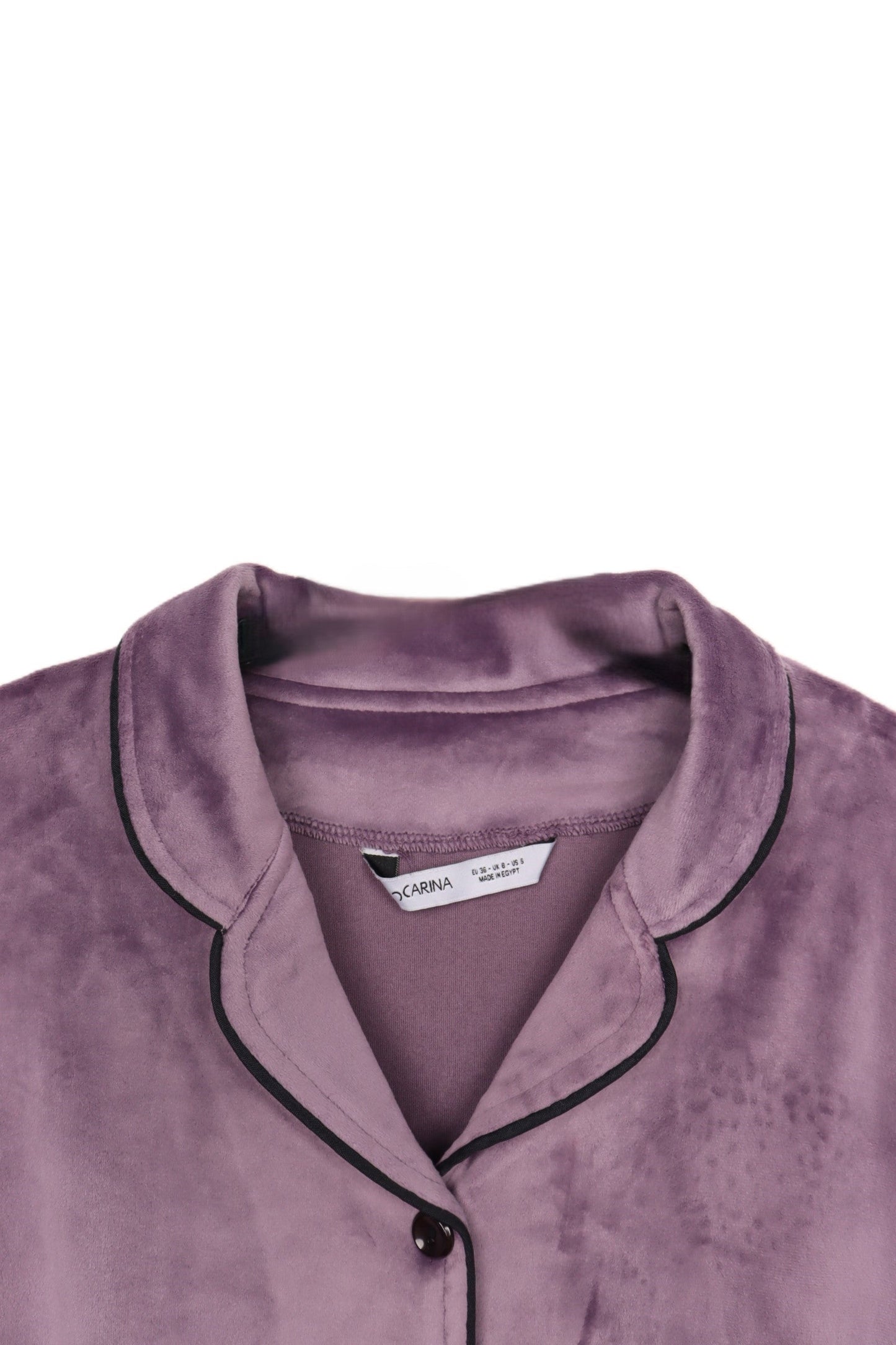 Piping Velvet Pyjama Set