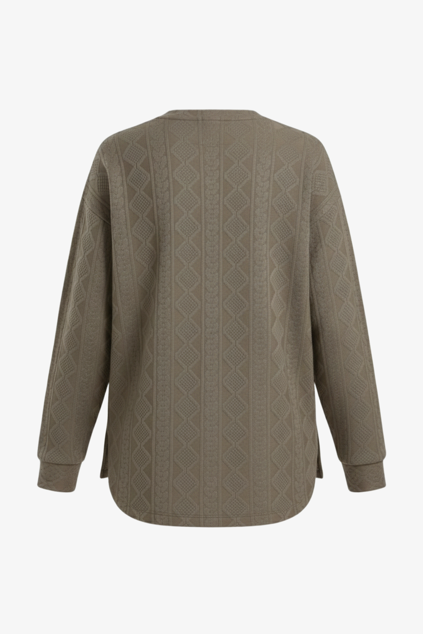 Self-Pattern Relaxed Pyjama Set