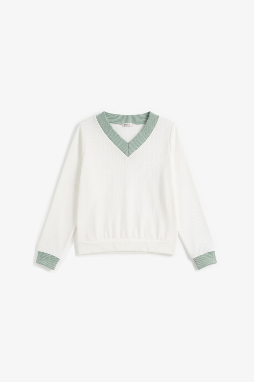 Velvet V-Neck Pyjama Set