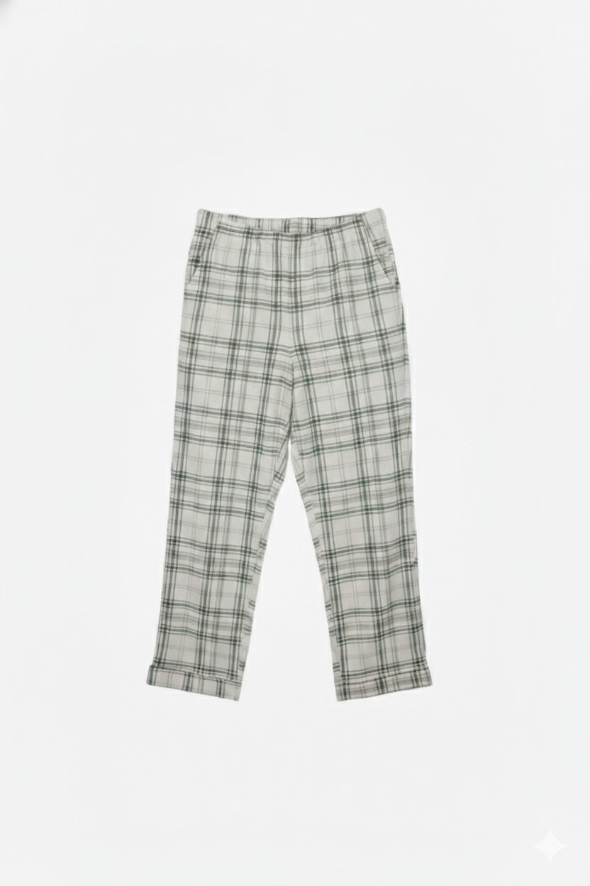 Checked Pattern Pyjama Set