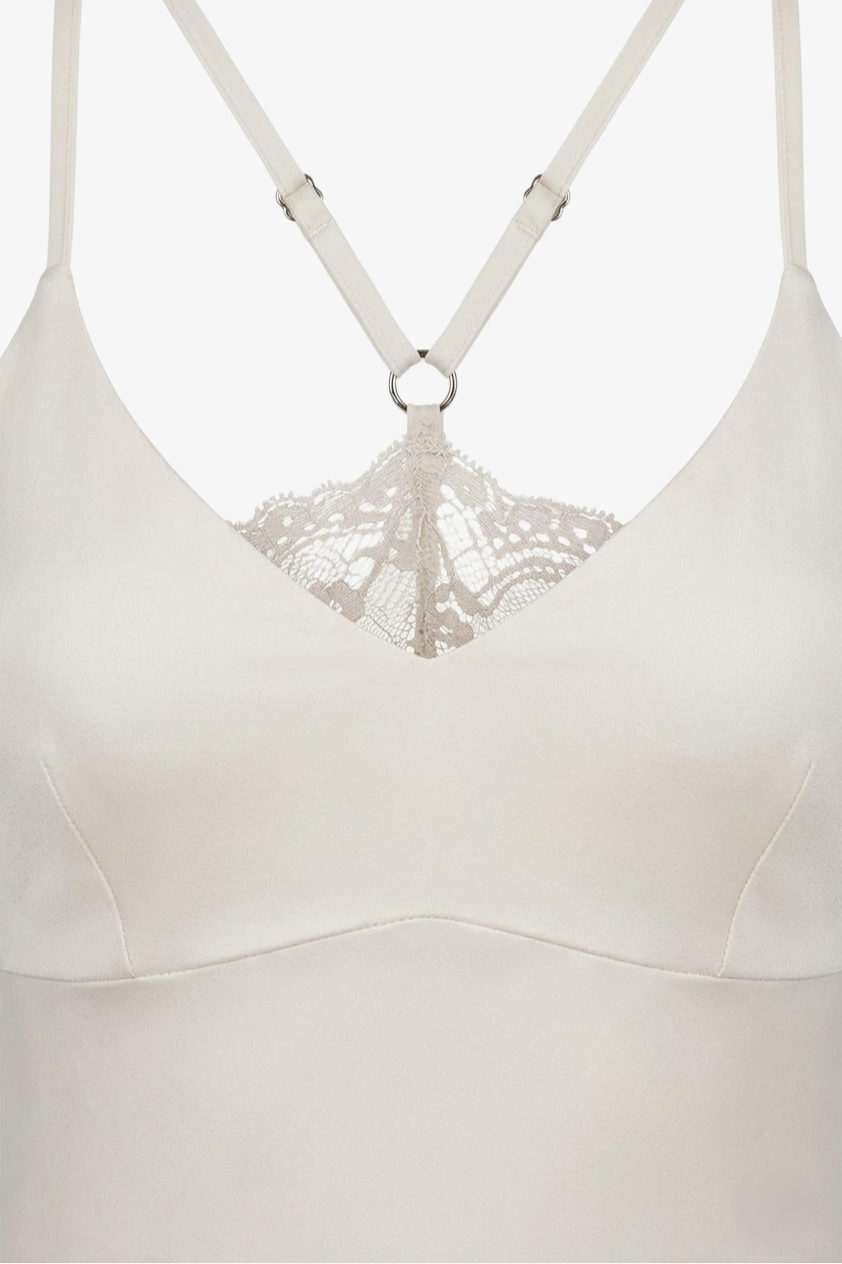 Lace-Back Nightgown