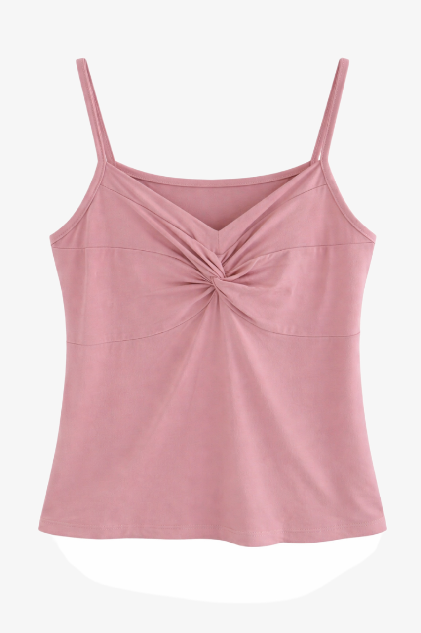 Twist-Front Detail Pyjama Set