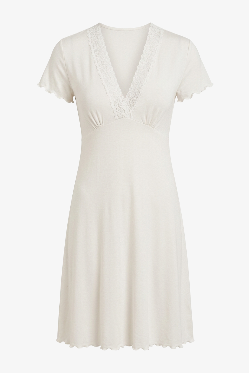 Lace V-Neck Nightgown