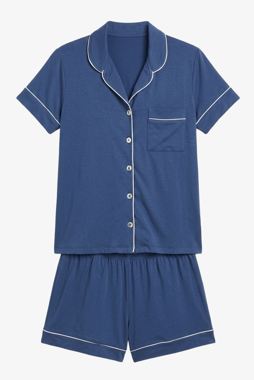Piped Short Pyjama Set