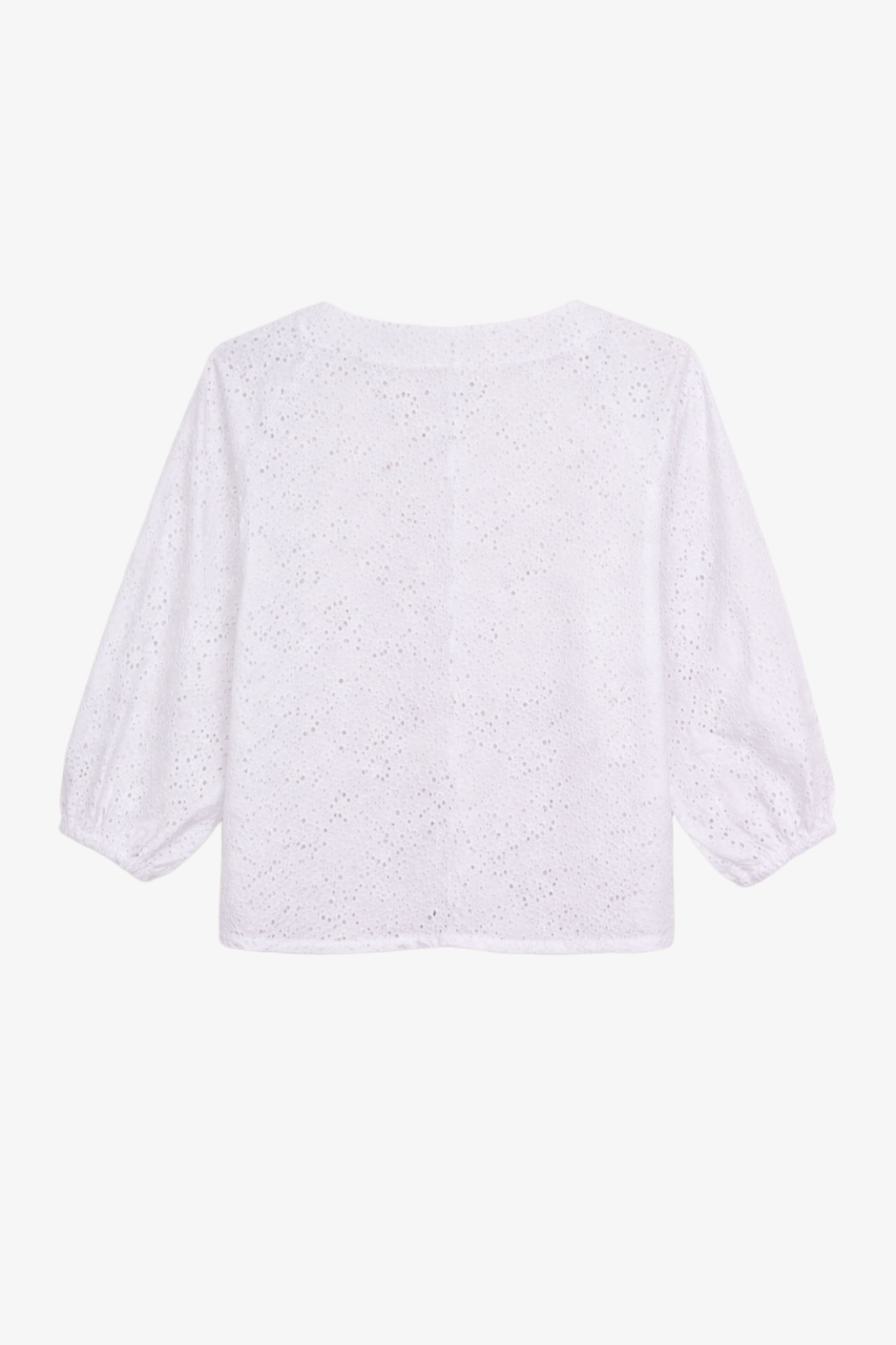 Floral Perforated Top