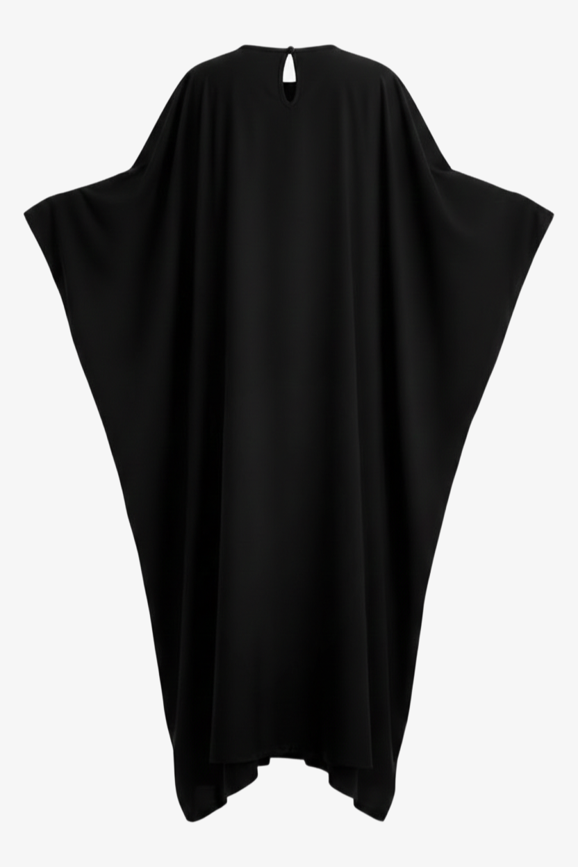 Sequin-Trimmed Abaya