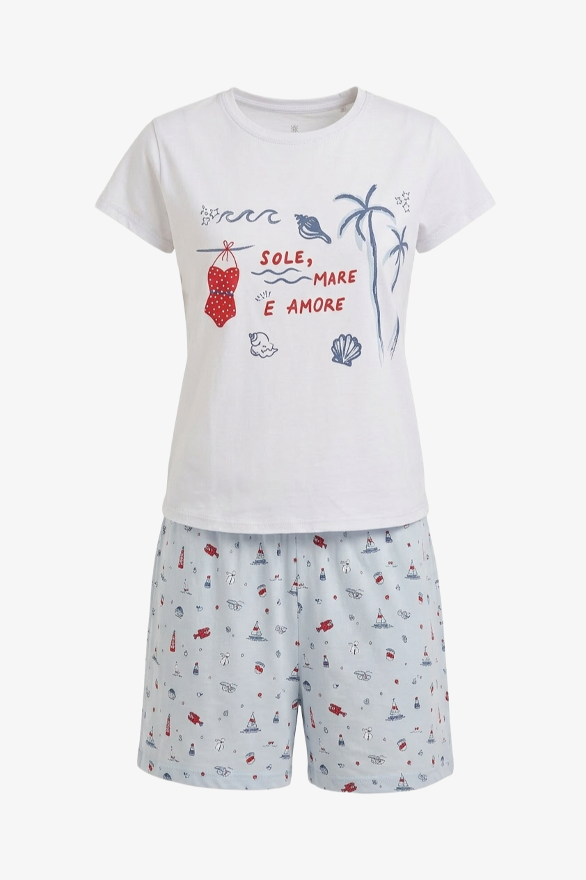 Seaside Holiday Pyjama Set
