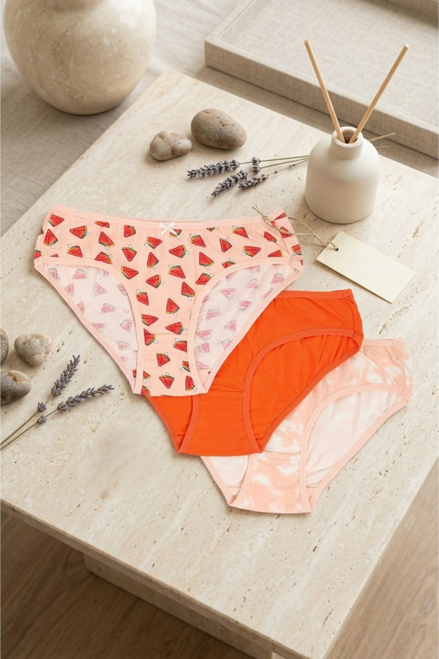 Pack of 3 Colored Bikini Panties