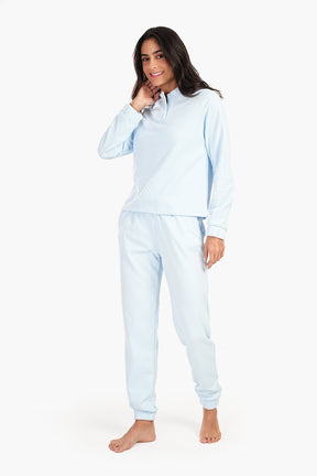 Pyjama Set with Button Closure