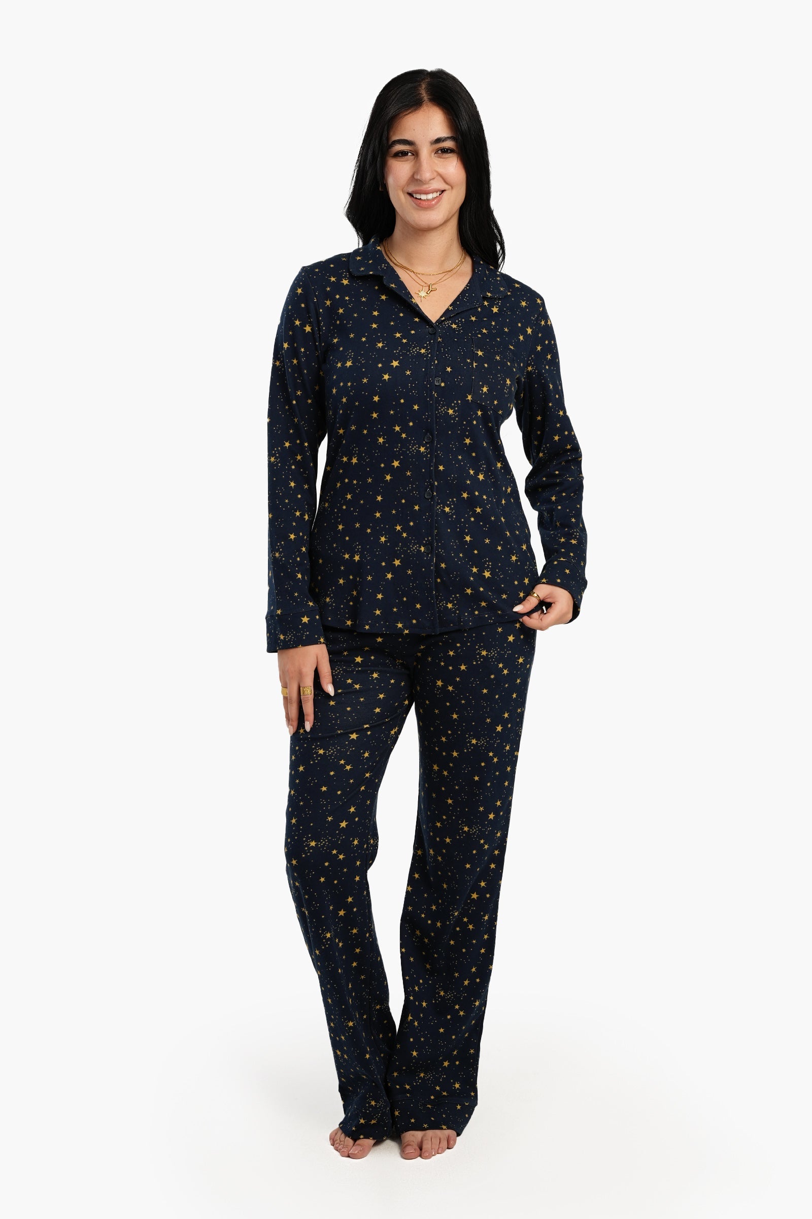 Stars Printed Pyjama Set