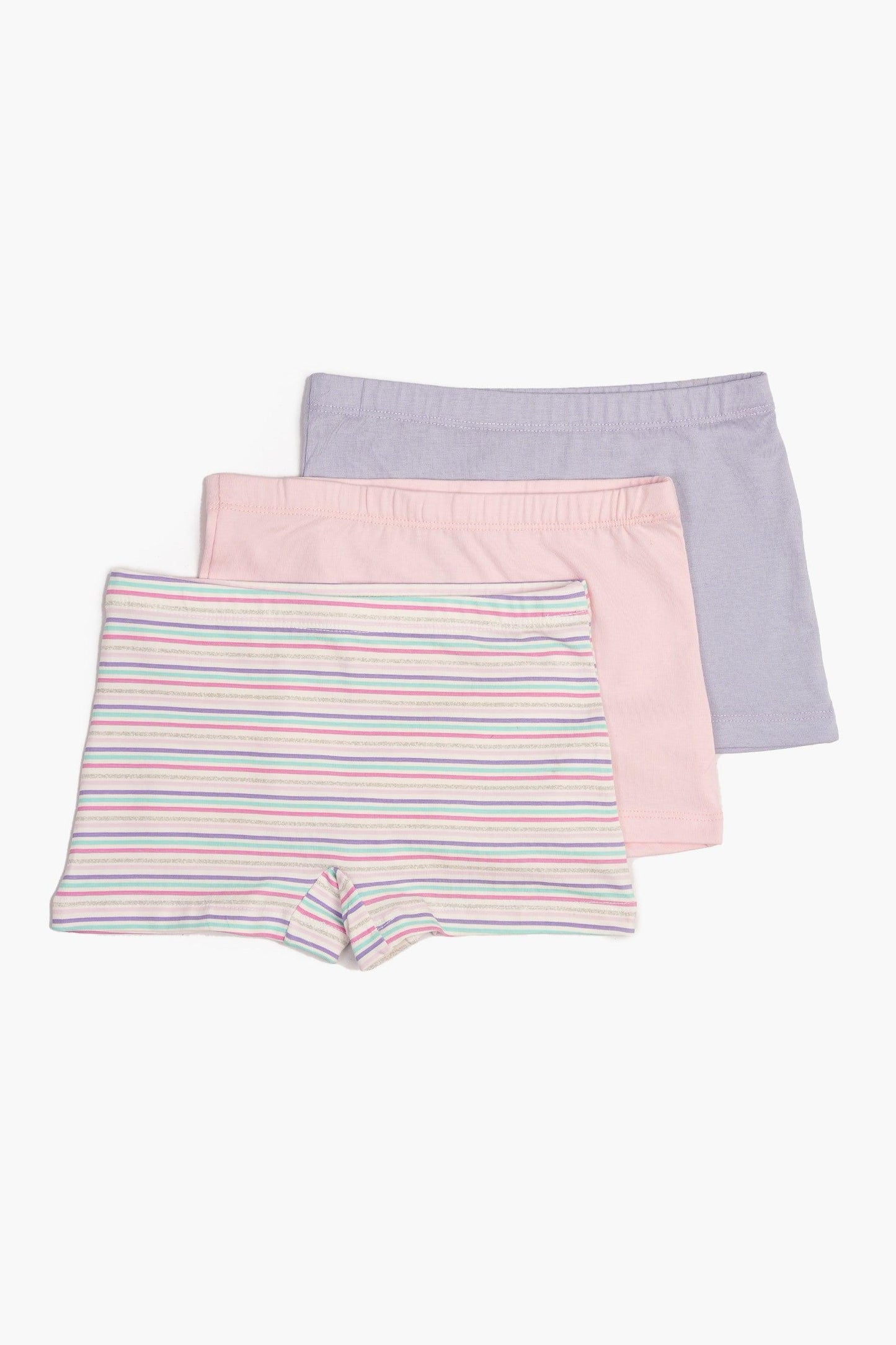 Pack of 3 Girly Brief Shorts - Carina - كارينا