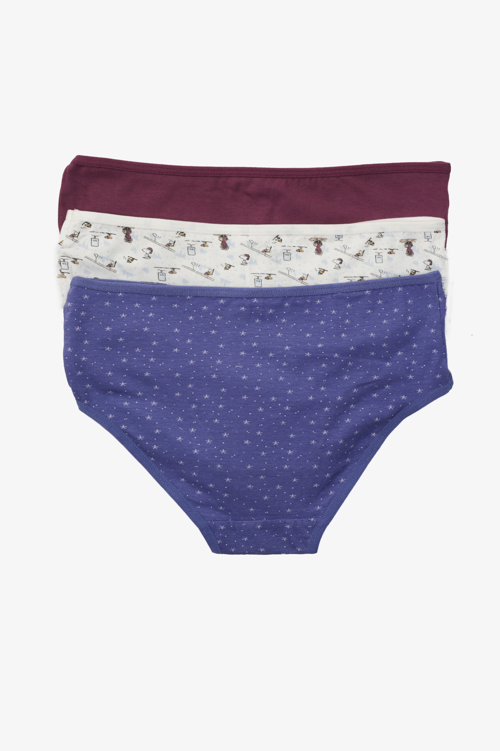 Pack of 3 Colored Brief Panties