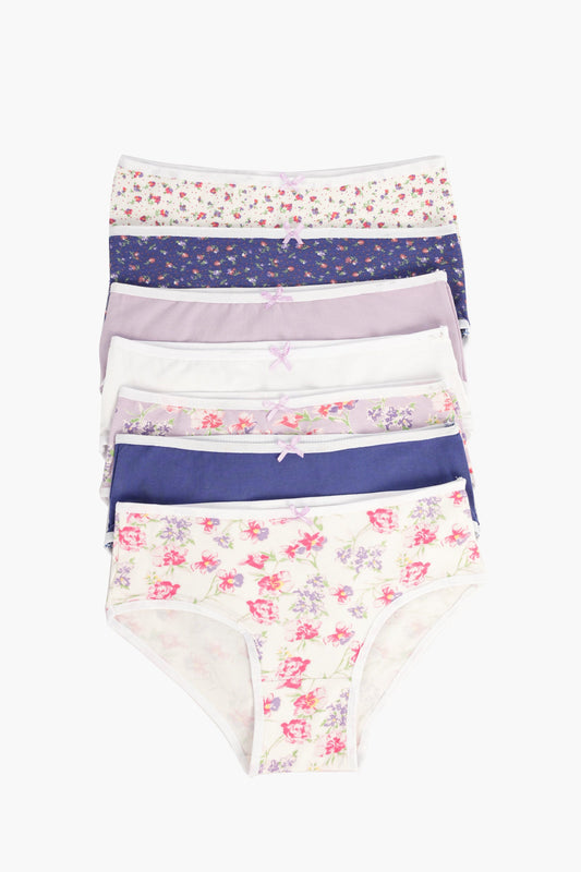 Pack of 7 Colored Brief Panties