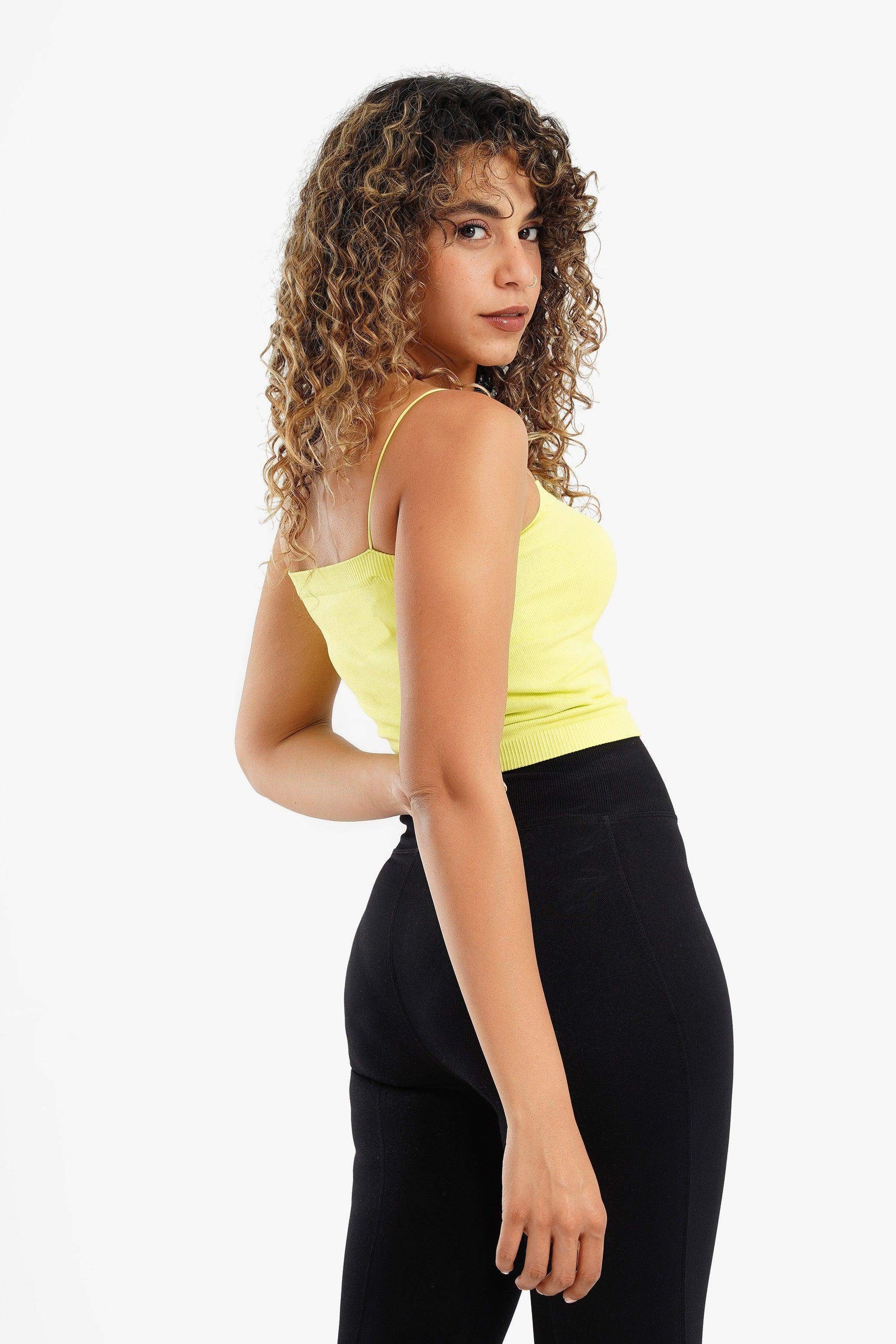 Spaghetti Straps Cropped Top - Carina - كارينا