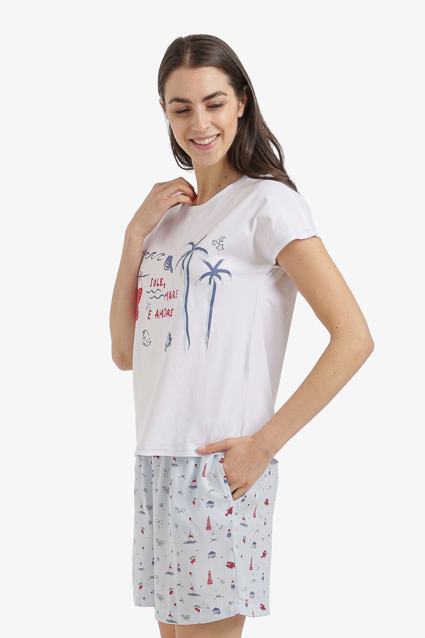 Seaside Holiday Pyjama Set