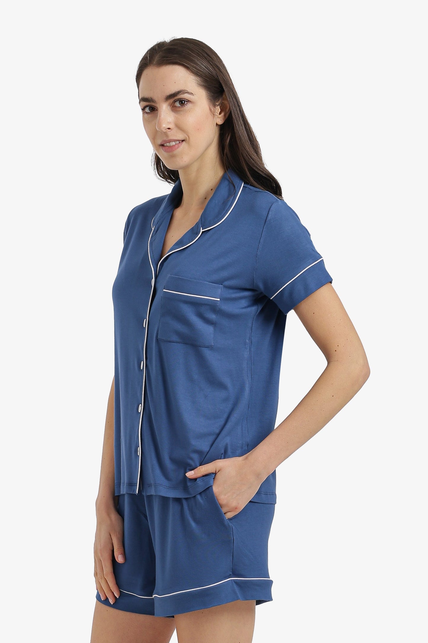 Piped Short Pyjama Set
