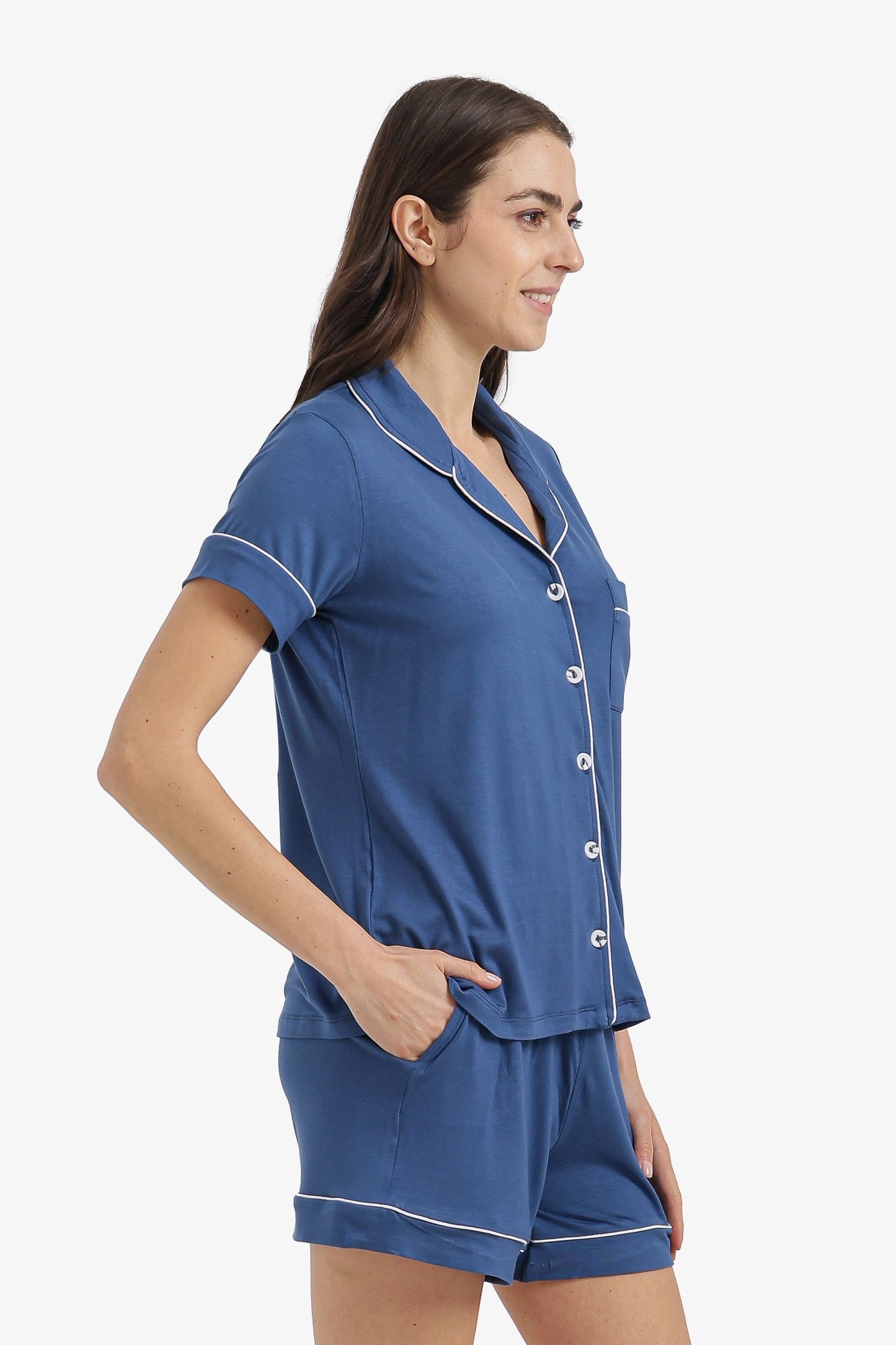 Piped Short Pyjama Set