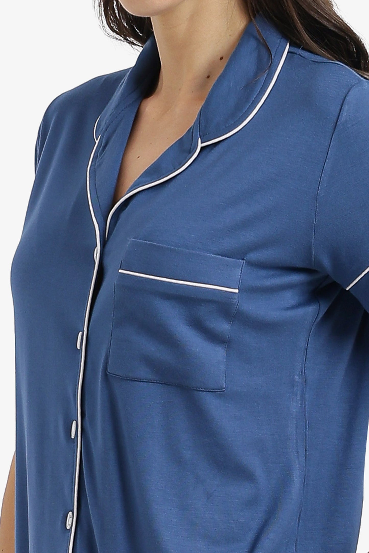 Piped Short Pyjama Set