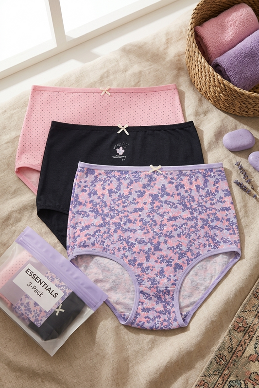 Pack of 3 Full Brief Panties