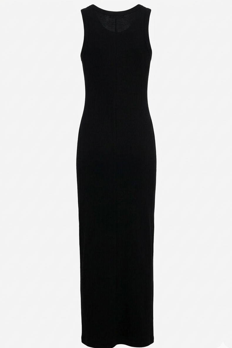 Ribbed Sleeveless Lounge Dress