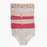 Pack of 7 Colored Brief Panties - Carina - كارينا