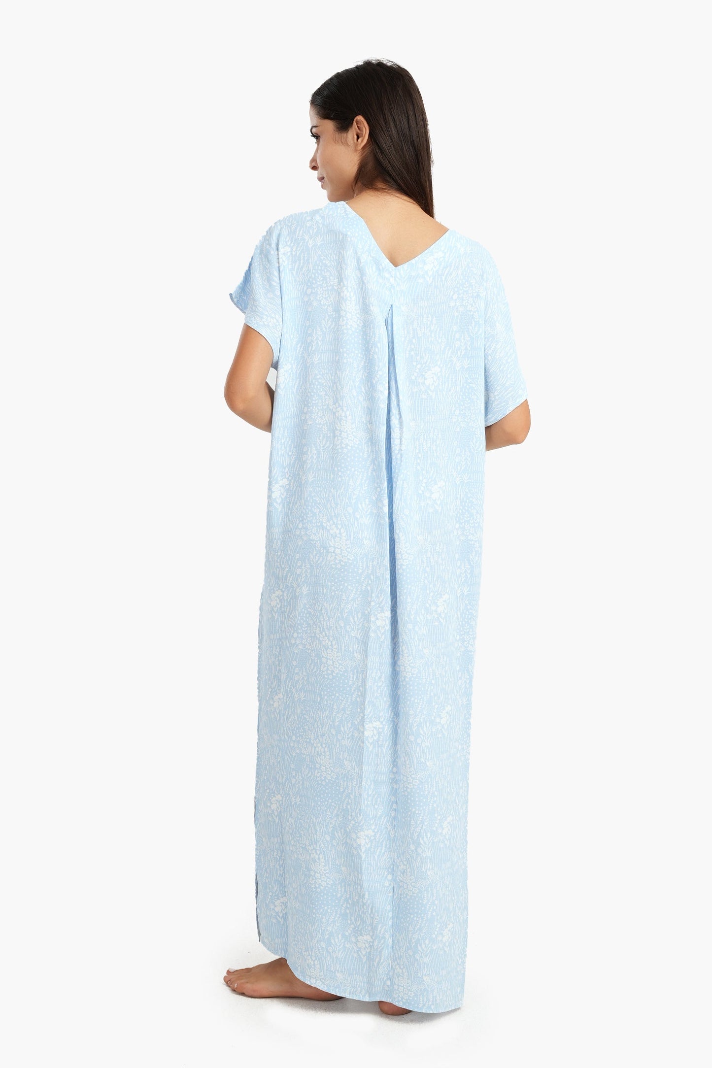 Light Blue Maxi Nightgown