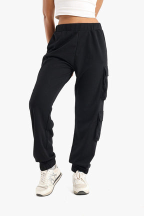 Black Lounge Jogger - Carina - كارينا