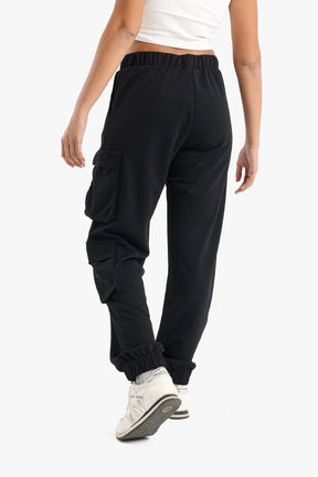 Black Lounge Jogger - Carina - كارينا