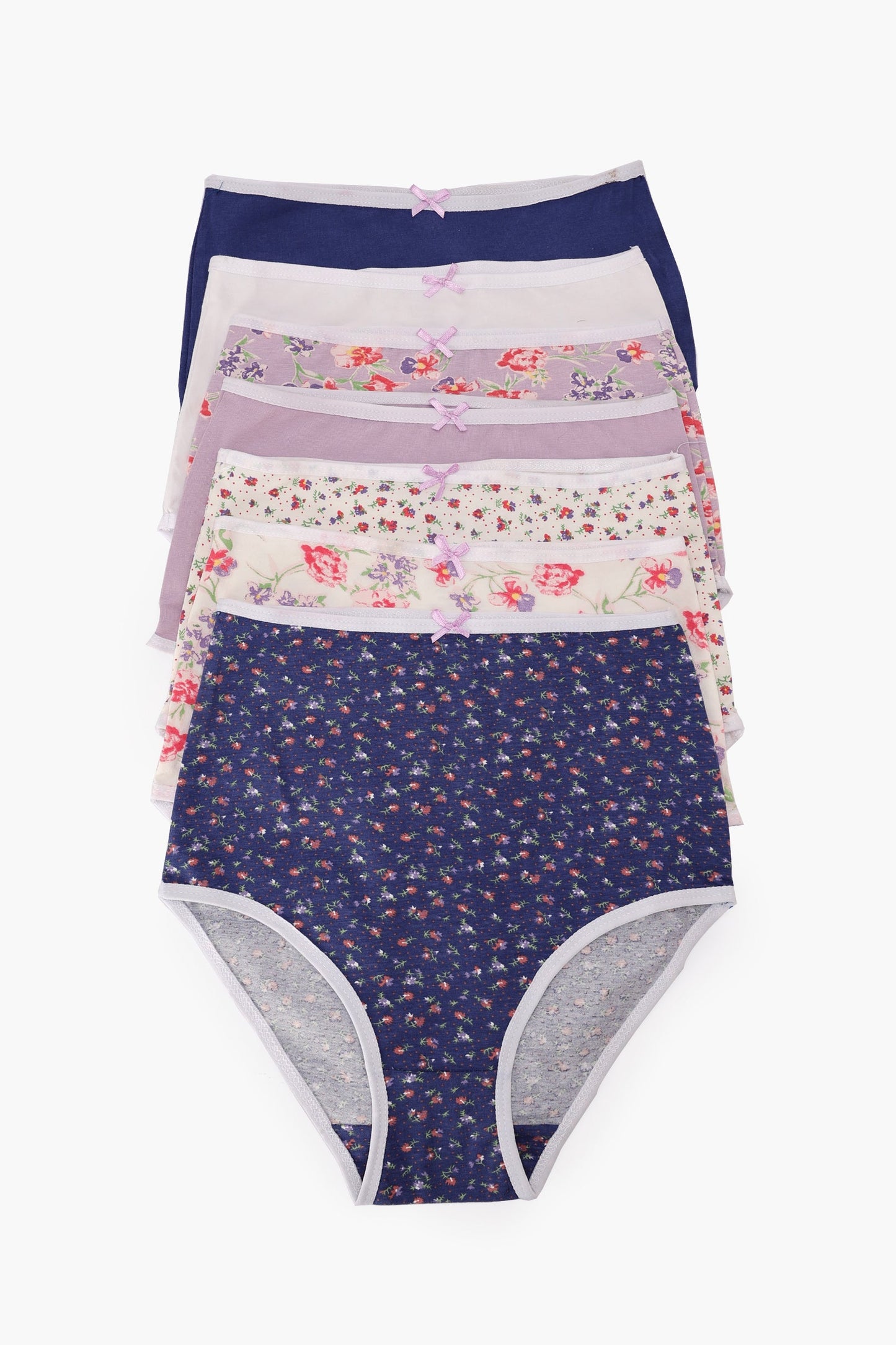 Pack of 7 Colored Full Brief Panties