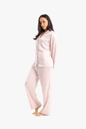 Classic Plain Pyjama Set - Carina - كارينا