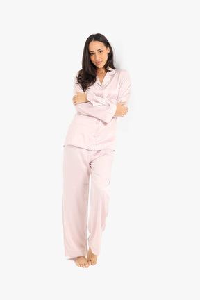 Classic Plain Pyjama Set - Carina - كارينا